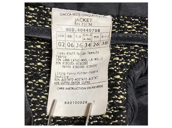 Autre Marque Giacca in tweed doppiopetto MAX&Co. Nero Bianco - vista 5