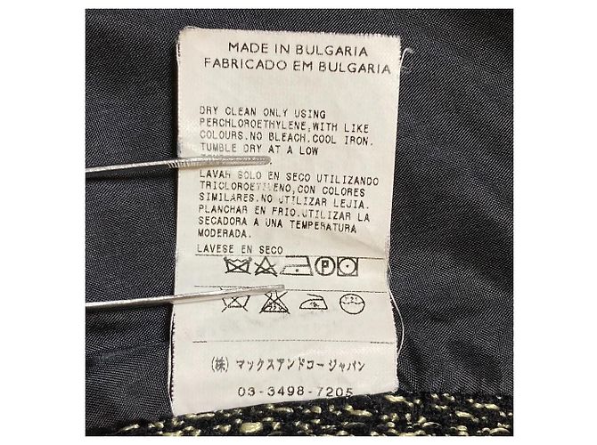 Autre Marque Giacca in tweed doppiopetto MAX&Co. Nero Bianco - vista 6