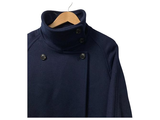 Autre Marque Abrigo de lana Beaver Simplicite W Azul - vista 3