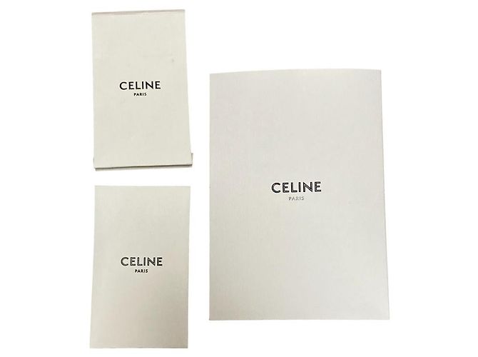 Céline Stivaletti Chelsea in pelle CELINE Nero - vista 10