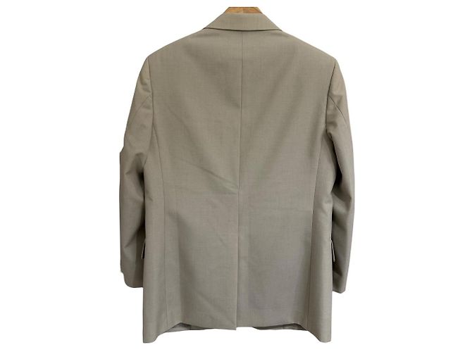 Fendi Single Breasted Tailored Jacket Beige - view 2