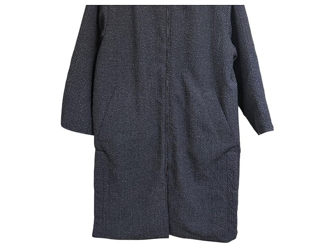 Abrigo con capucha Emporio Armani Azul Azul marino - vista 5
