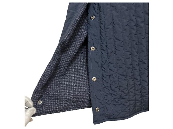 Abrigo con capucha Emporio Armani Azul Azul marino - vista 7