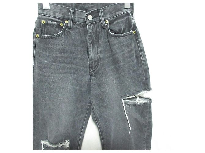 Autre Marque Pantalones vaqueros Rodeo Crowns Asymmetry Crash Negro - vista 3