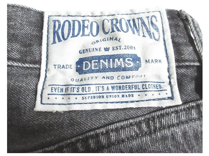 Autre Marque Pantalones vaqueros Rodeo Crowns Asymmetry Crash Negro - vista 4