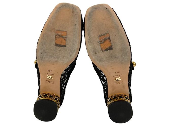 Dior Cannage Bestickte Pumps Schwarz - Ansicht 6