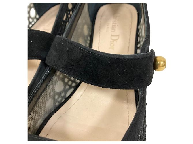 Dior Cannage Bestickte Pumps Schwarz - Ansicht 7