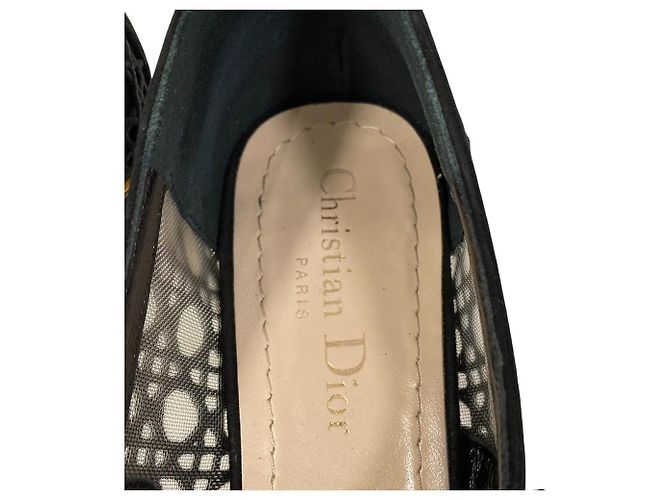Dior Cannage Bestickte Pumps Schwarz - Ansicht 9