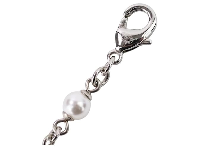 Chanel Coco Mark Perlenkette Silber - Ansicht 11