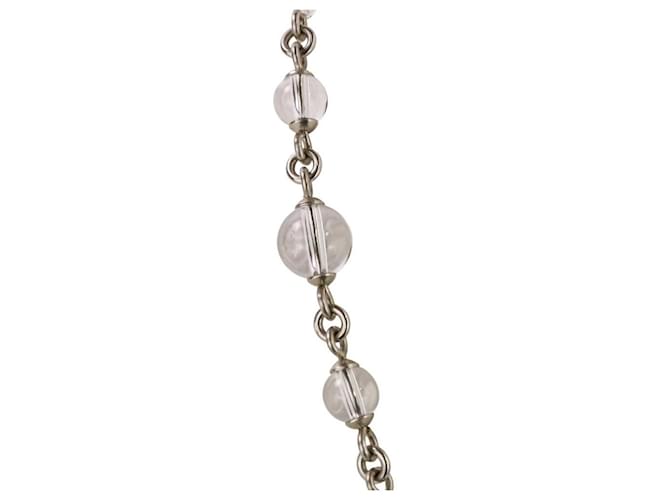 Chanel Coco Mark Perlenkette Silber - Ansicht 9