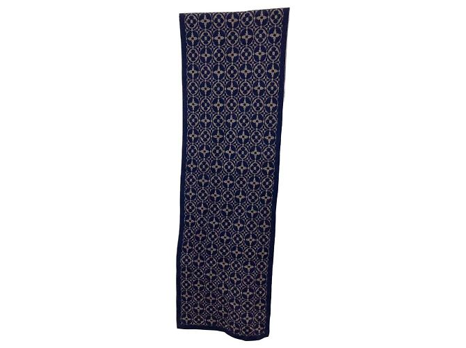 Cachecol Monogram Louis Vuitton Azul - vista 2
