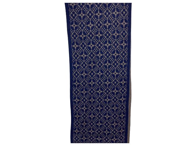 Cachecol Monogram Louis Vuitton Azul - vista 5