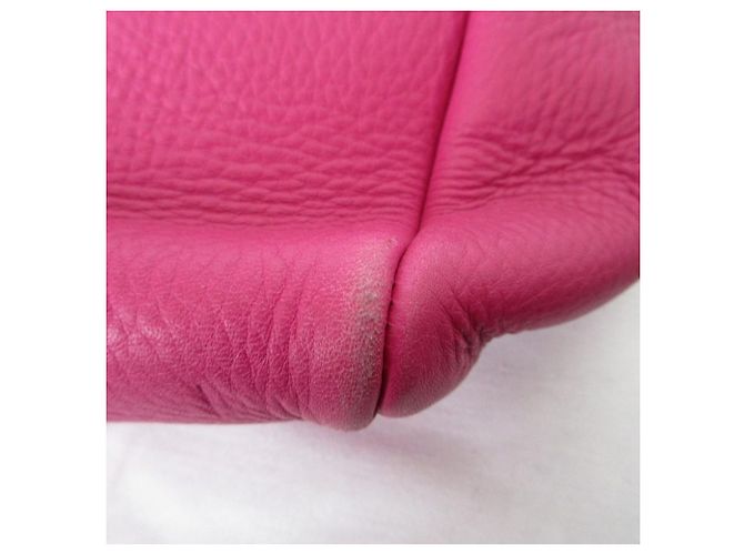 Autre Marque HIROFU Leder-Tote-Bag Pink - Ansicht 10