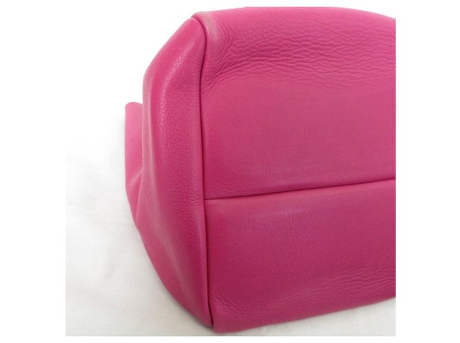 Autre Marque HIROFU Leder-Tote-Bag Pink - Ansicht 6