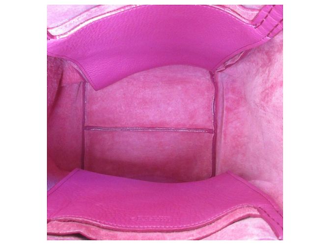 Autre Marque HIROFU Leder-Tote-Bag Pink - Ansicht 7