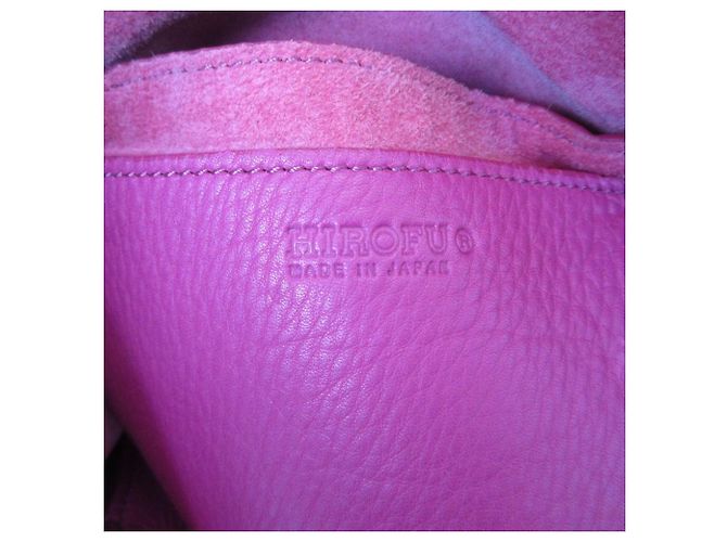 Autre Marque HIROFU Leder-Tote-Bag Pink - Ansicht 8