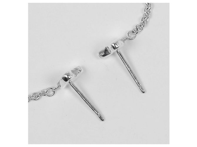 Tiffany & Co Brincos Tiffany Heart Link Drop Silver 925 Prata - vista 3
