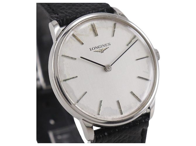 Longines cal.847.4 Edelstahl Uhr Silber - Ansicht 3