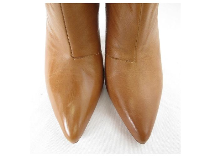 Autre Marque Mollini Lederstiefel mit Raffung Braun - Ansicht 5