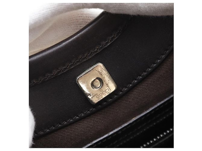 Borsa a Spalla Gucci GG Canvas Marrone - vista 12