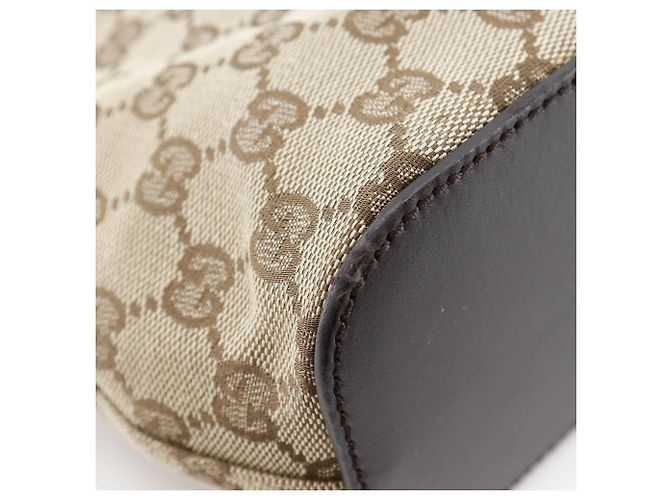 Borsa a Spalla Gucci GG Canvas Marrone - vista 6