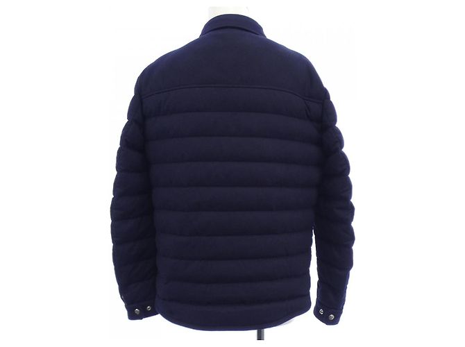 Chaqueta de plumón y cachemira Moncler MIRMANDIX Azul Azul marino - vista 2