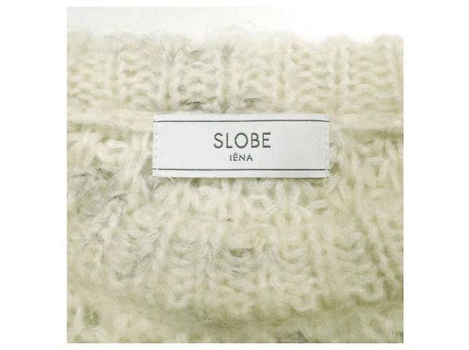 Autre Marque Top de punto mezcla de mohair SLOBE IENA Beige - vista 4