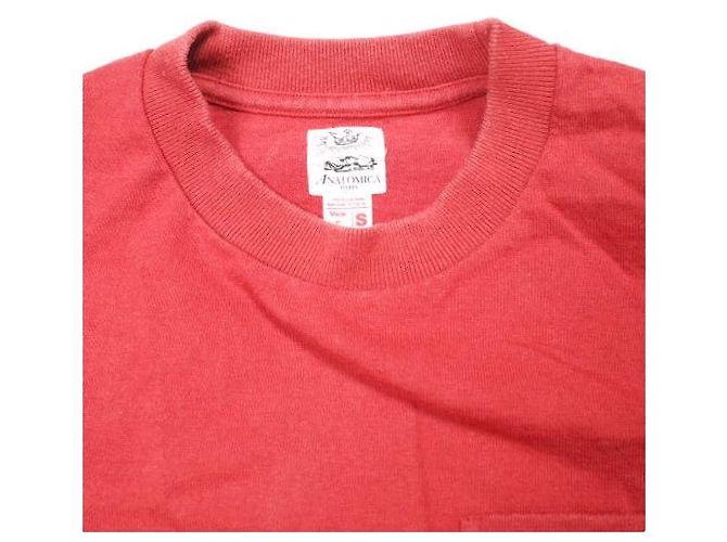 Autre Marque Camiseta con bolsillo ANATOMICA Roja - vista 4