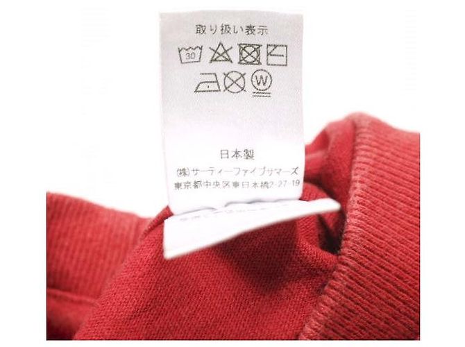 Autre Marque Camiseta con bolsillo ANATOMICA Roja - vista 7
