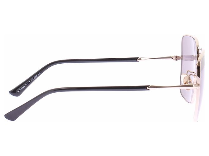 Gafas de sol cuadradas Nina Ricci moradas de metal - vista 4