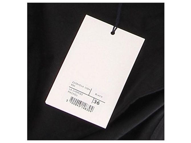 Camicia Jacquemus Machou nera in cotone Nero - vista 7
