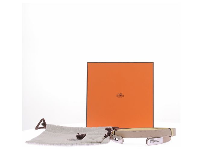 Hermès Kelly Ledergürtel braun - Ansicht 5