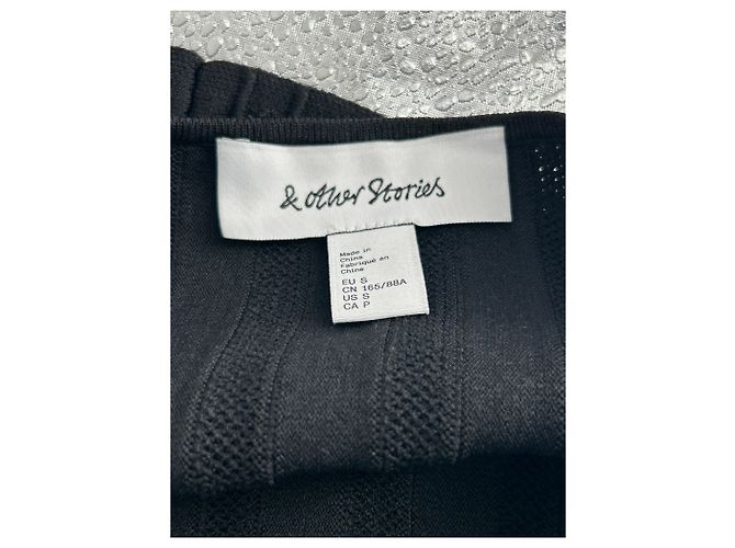 Top negro de viscosa & Other Stories S - vista 5