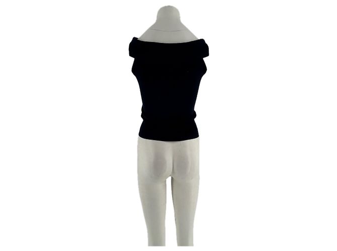 Autre Marque Top de seda azul marino LILYSILK Talla S - vista 2