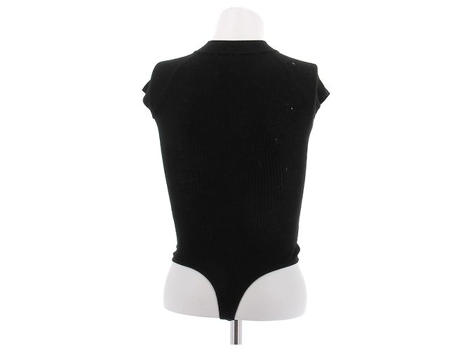 Body de lana negro Khaite - vista 2