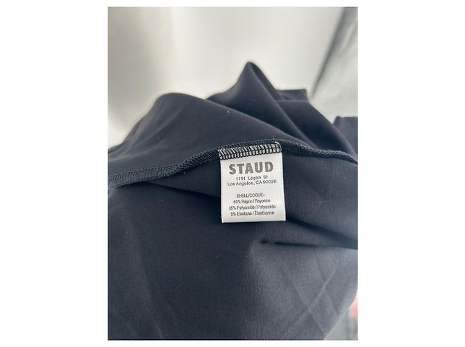 Staud Maxikleid schwarz - Ansicht 6