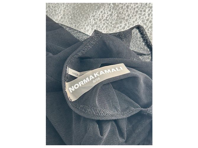 Top de tul negro Norma Kamali - vista 5