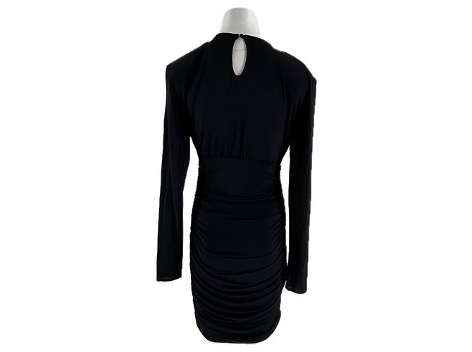 Schwarzes Magda Butrym H&M x Magda Butrym Viscose Kleid - Ansicht 2