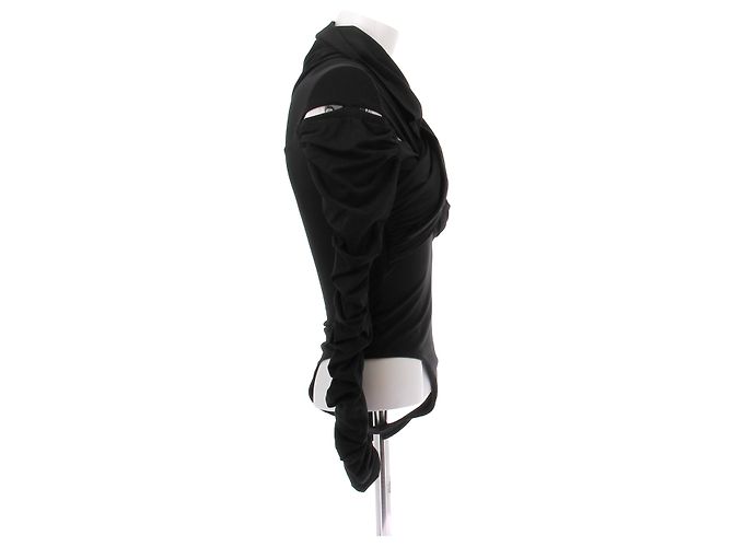 Body de algodón negro Khaite - vista 3