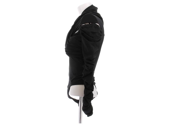 Body de algodón negro Khaite - vista 4