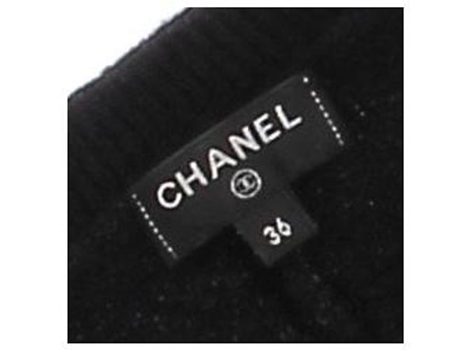 Chanel Mono corto de cachemira Negro - vista 5