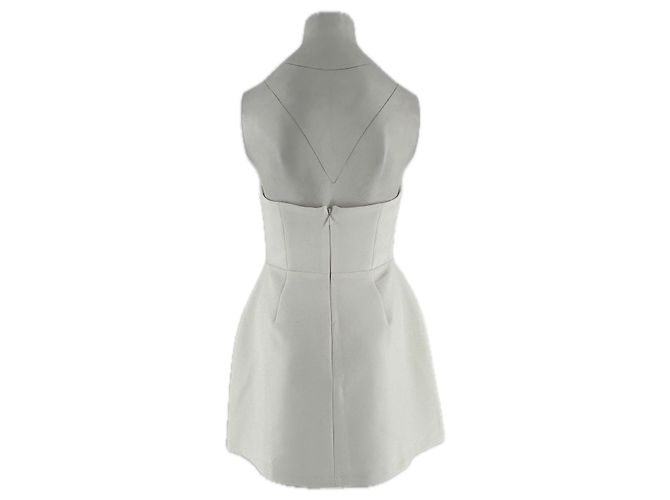 Autre Marque Vestido palabra de honor blanco ODDMUSE - vista 2
