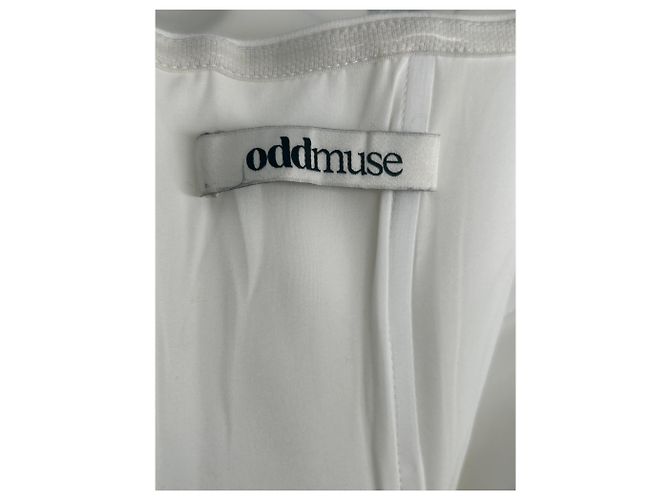 Autre Marque Vestido palabra de honor blanco ODDMUSE - vista 5