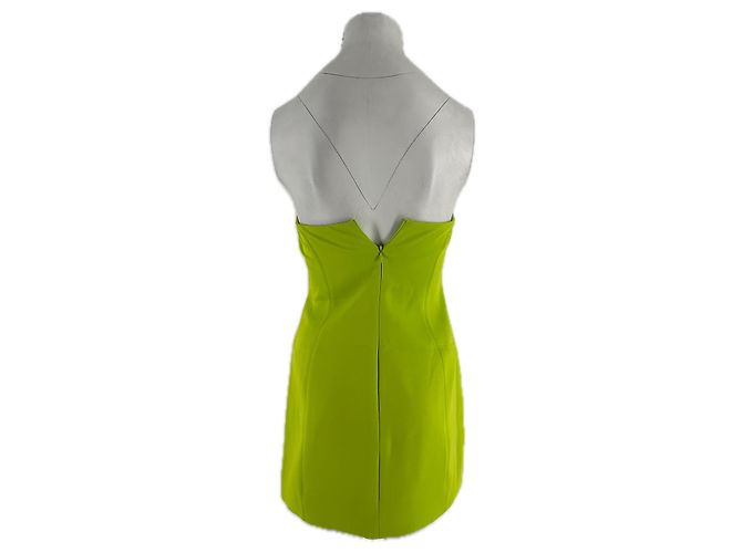 Autre Marque Vestido de crepé verde MESHKI - vista 2