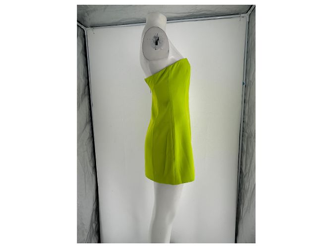 Autre Marque Vestido de crepé verde MESHKI - vista 4
