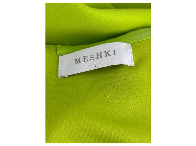 Autre Marque Vestido de crepé verde MESHKI - vista 5