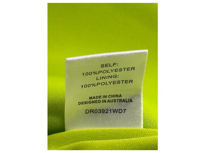 Autre Marque Vestido de crepé verde MESHKI - vista 6