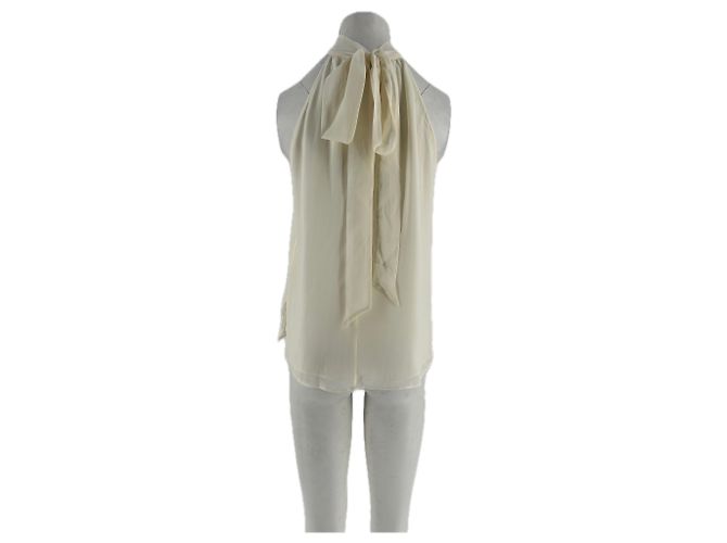 Autre Marque Top de seda LILYSILK beige - vista 2