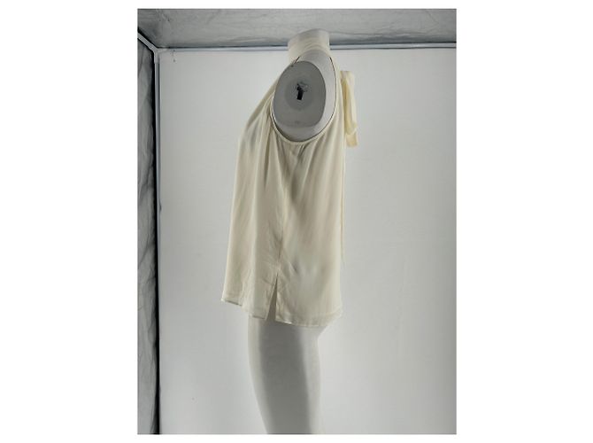 Autre Marque Top de seda LILYSILK beige - vista 3