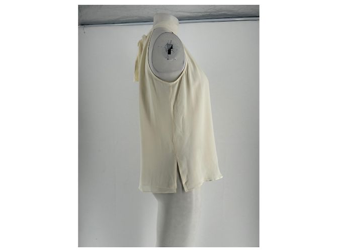 Autre Marque Top de seda LILYSILK beige - vista 4